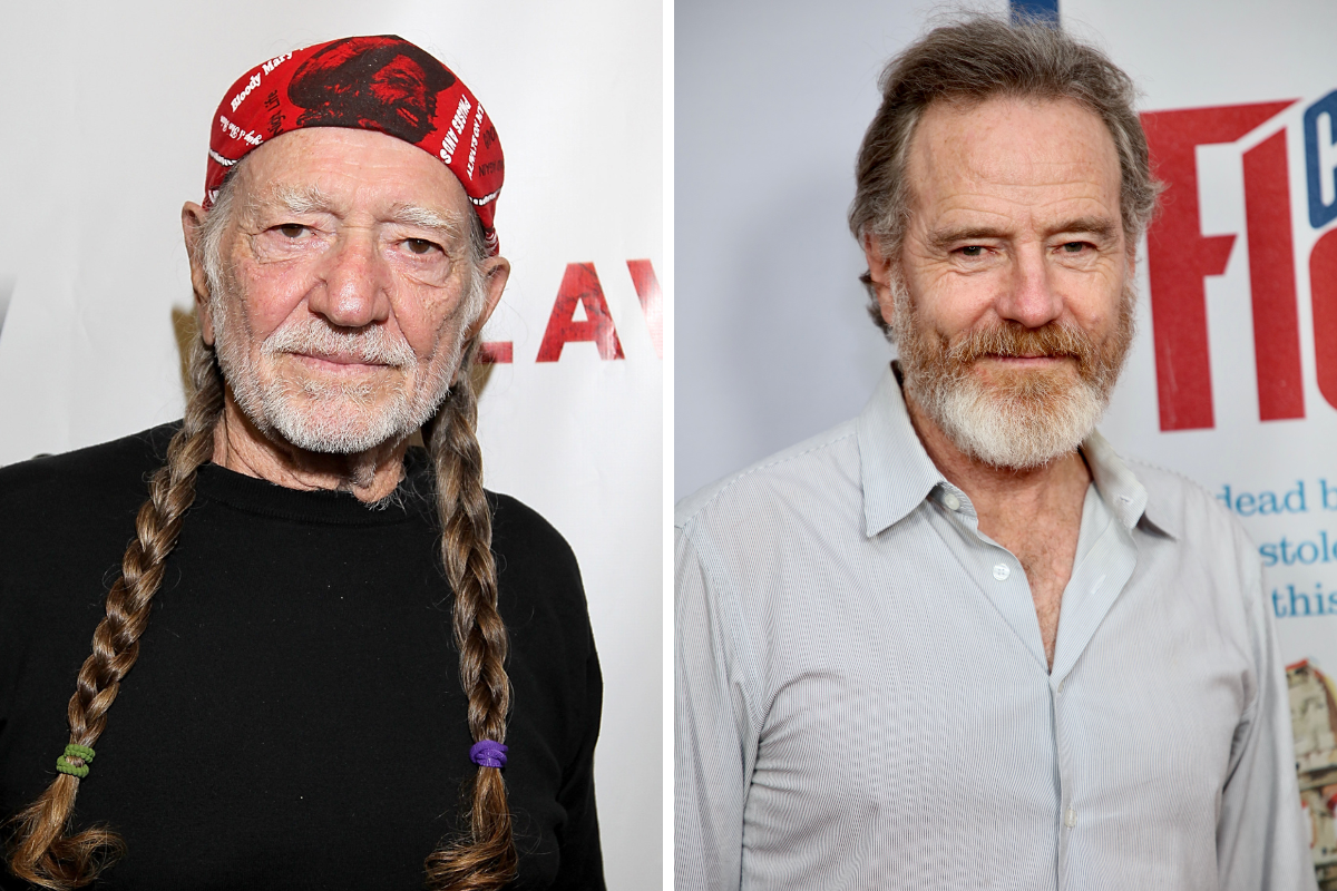 Willie Nelson and Bryan Cranston