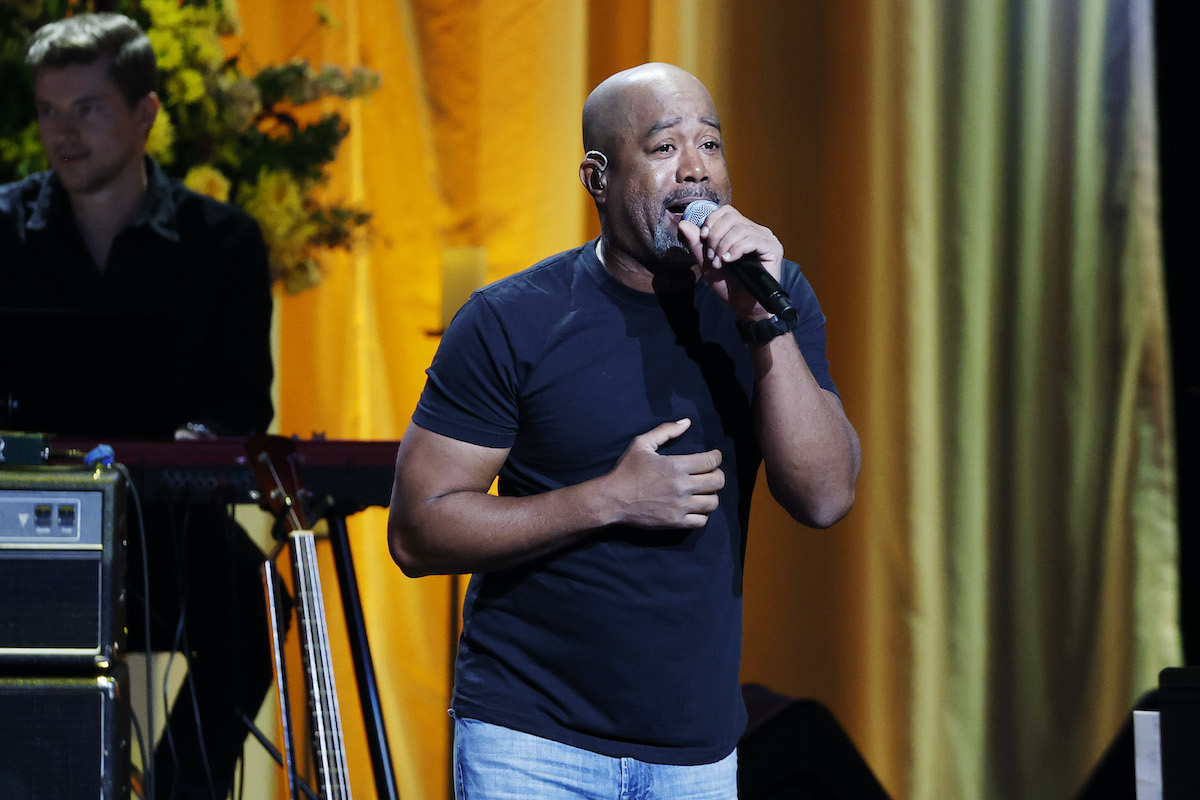 NASHVILLE, TENNESSEE - OCTOBER 30: Darius Rucker performs onstage during Coal Miner's Daughter: A Celebration of the Life & Music of Loretta Lynn at The Grand Ole Opry on October 30, 2022 in Nashville, Tennessee.