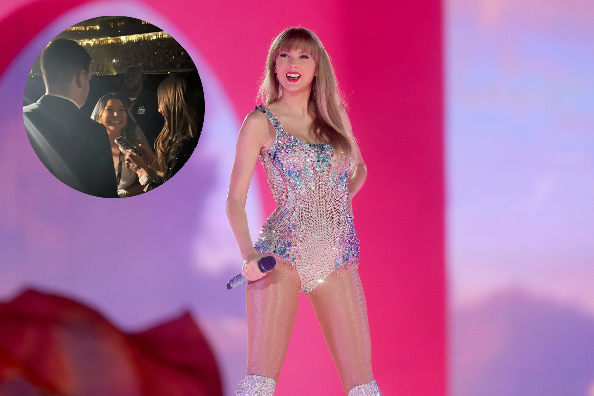 Wedding at Taylor Swift Eras Tour concert