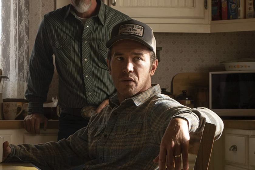 Description: L-R: Lili Taylor (Cecilia Abbott), Josh Brolin (Royal Abbott), Tom Pelphrey (Perry Abbott)