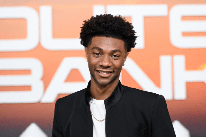 Jonathan Daviss at the Los Angeles premiere of "Outer Banks" season 3 held at Regency Village Theatre on February 16, 2023 in Los Angeles, California