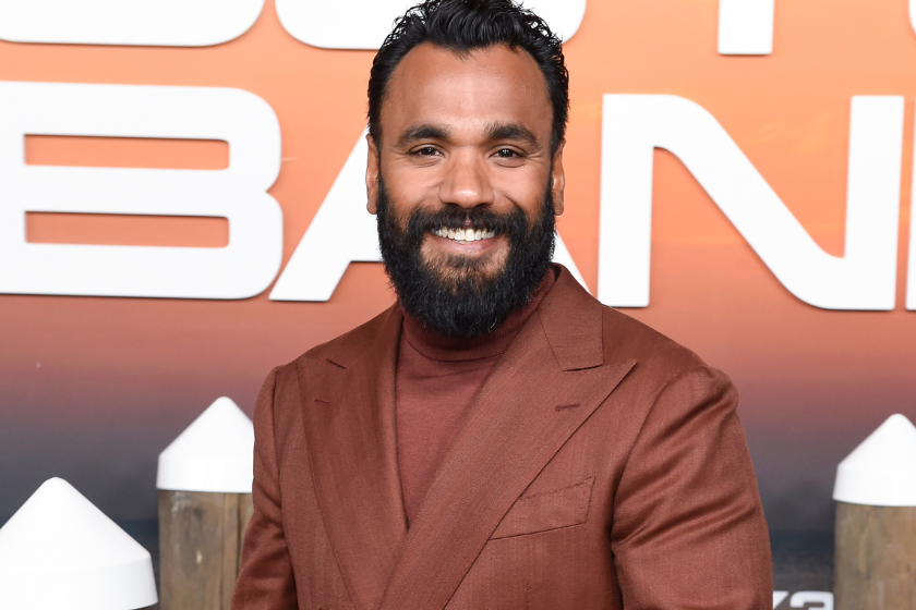 Andy McQueen at the Los Angeles premiere of "Outer Banks" season 3 held at Regency Village Theatre on February 16, 2023 in Los Angeles, California