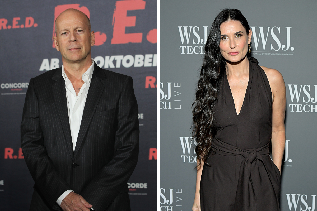 Bruce Willis and Demi Moore