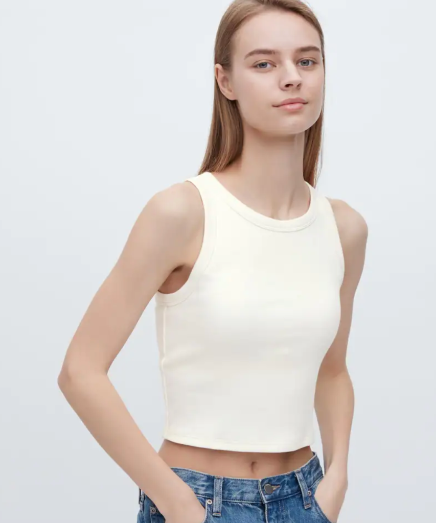 Uniqlo ribbed tank top