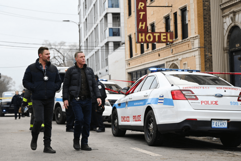 (L-R) Patrick John Flueger as Adam Ruzek and Jason Beghe as Hank Voight in Chicago P.D. (Lori Allen/NBC)