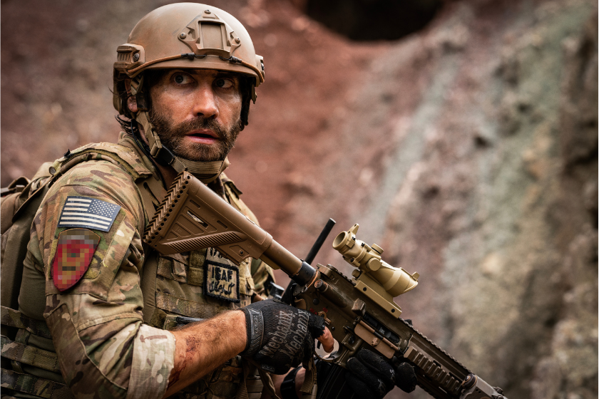 Jake Gyllenhaal as Sgt. John Kinley in Guy Ritchie's The Covenant. (Christopher Raphael/MGM)