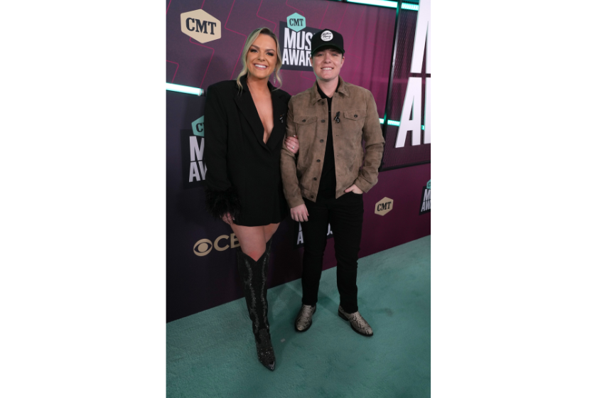 Daira Eamon and Lily Rose attend the 2023 CMT Music Awards at Moody Center on April 02, 2023 in Austin, Texas