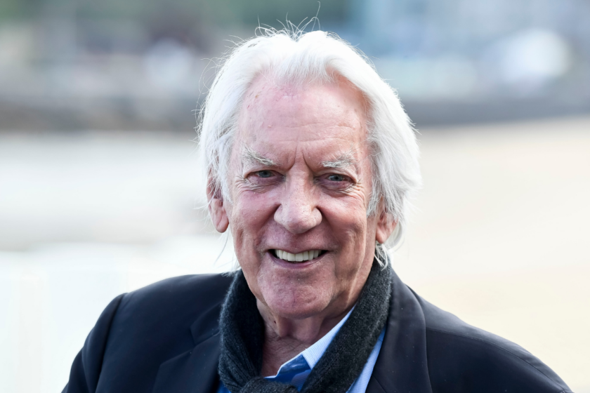 Donald Sutherland attends 'The Burnt Orange Heresy (Una Obra Maestra)' photocall during 67th San Sebastian International Film Festival on September 26, 2019 in San Sebastian, Spain