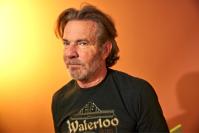 Dennis Quaid visits the IMDb Portrait Studio at SXSW 2023 on March 12, 2023 in Austin, Texas