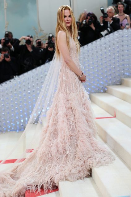 Nicole Kidman at the 2023 Met Gala: Karl Lagerfeld: A Line of Beauty held at the Metropolitan Museum of Art on May 1, 2023 in New York, New York.
