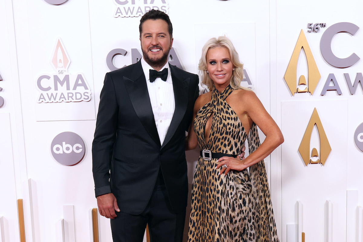 NASHVILLE, TENNESSEE - NOVEMBER 09: Luke Bryan and Caroline Boyer attend the 56th Annual CMA Awards at Bridgestone Arena on November 09, 2022 in Nashville, Tennessee.