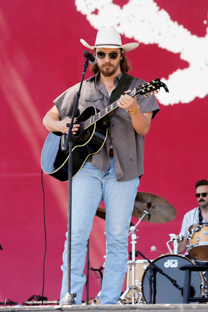 INDIO, CALIFORNIA - APRIL 30: Luke Grimes performs onstage during day 3 of the 2023 Stagecoach Festival on April 30, 2023 in Indio, California.