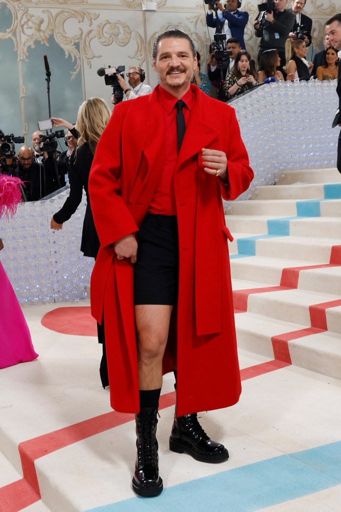 NEW YORK, NEW YORK - MAY 01: Pedro Pascal attends the 2023 Costume Institute Benefit celebrating "Karl Lagerfeld: A Line of Beauty" at Metropolitan Museum of Art on May 01, 2023 in New York City.