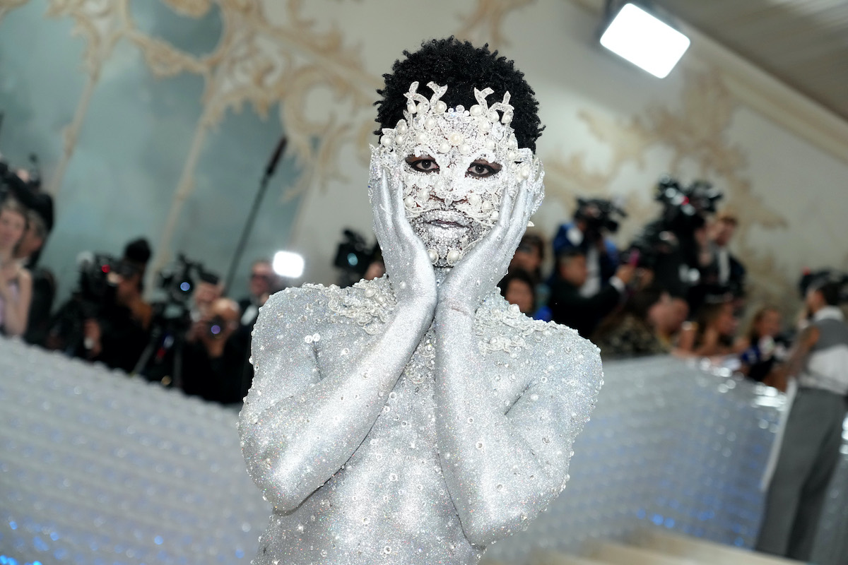 NEW YORK, NEW YORK - MAY 01: Lil Nas X attends the 2023 Met Gala Celebrating "Karl Lagerfeld: A Line Of Beauty" at Metropolitan Museum of Art on May 01, 2023 in New York City.