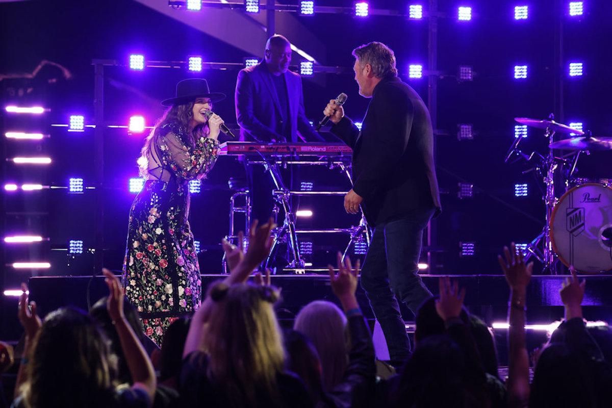 THE VOICE -- “Finale, Part 2” Episode 2316B -- Pictured: (l-r) Grace West, Blake Shelton --