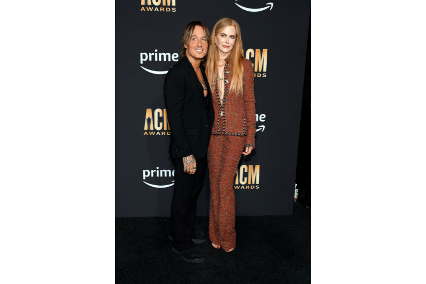 Keith Urban and Nicole Kidman attend the 58th Academy Of Country Music Awards at The Ford Center at The Star on May 11, 2023 in Frisco, Texas