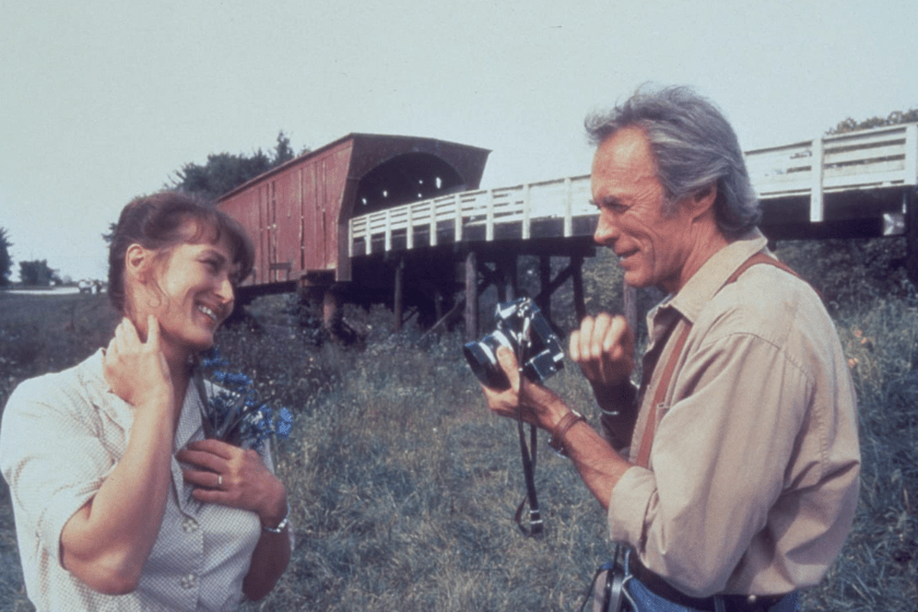 Clint Eastwood and Meryl Streep in The Bridges of Madison County (1995)