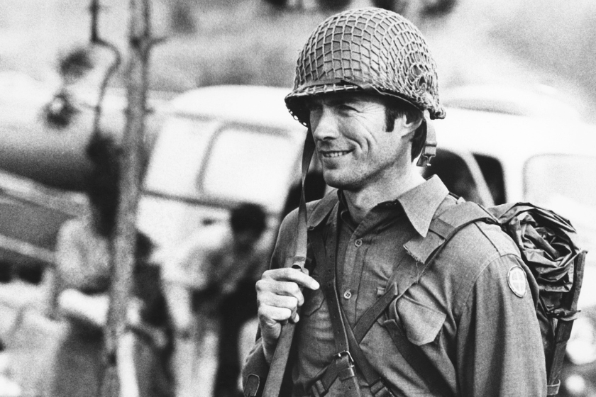 Clint Eastwood as Private Kelly in the war film 'Kelly's Heroes', 1970
