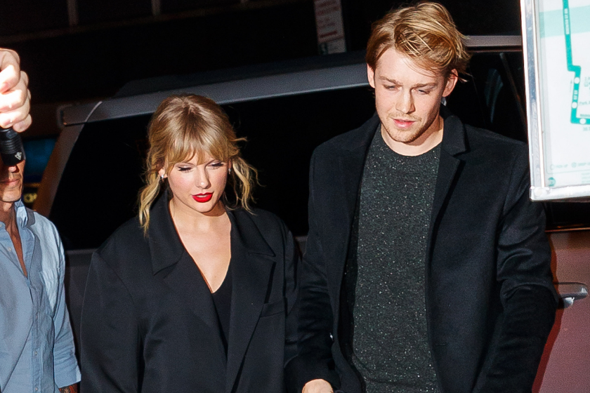 Taylor Swift and Joe Alwyn arrive at Zuma on October 06, 2019 in New York City