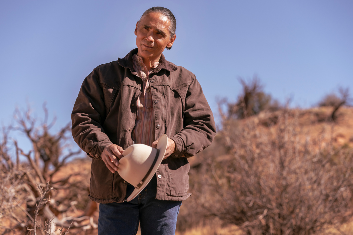 Zahn McClarnon as Joe Leaphorn - Dark Winds _ Season 1, Episode 6
