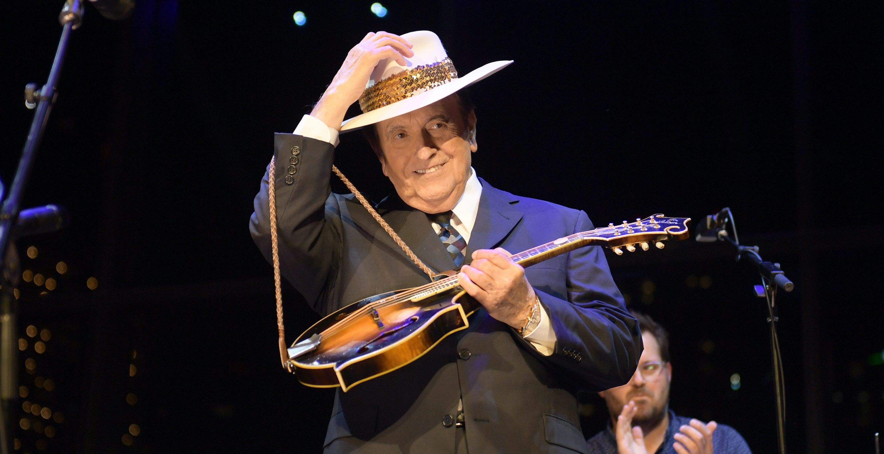 NASHVILLE, TENNESSEE - SEPTEMBER 26: Bobby Osborne performs onstage during the grand opening of We Could: The Songwriting Artistry of Boudleaux and Felice Bryant at Country Music Hall of Fame and Museum on September 26, 2019 in Nashville, Tennessee.