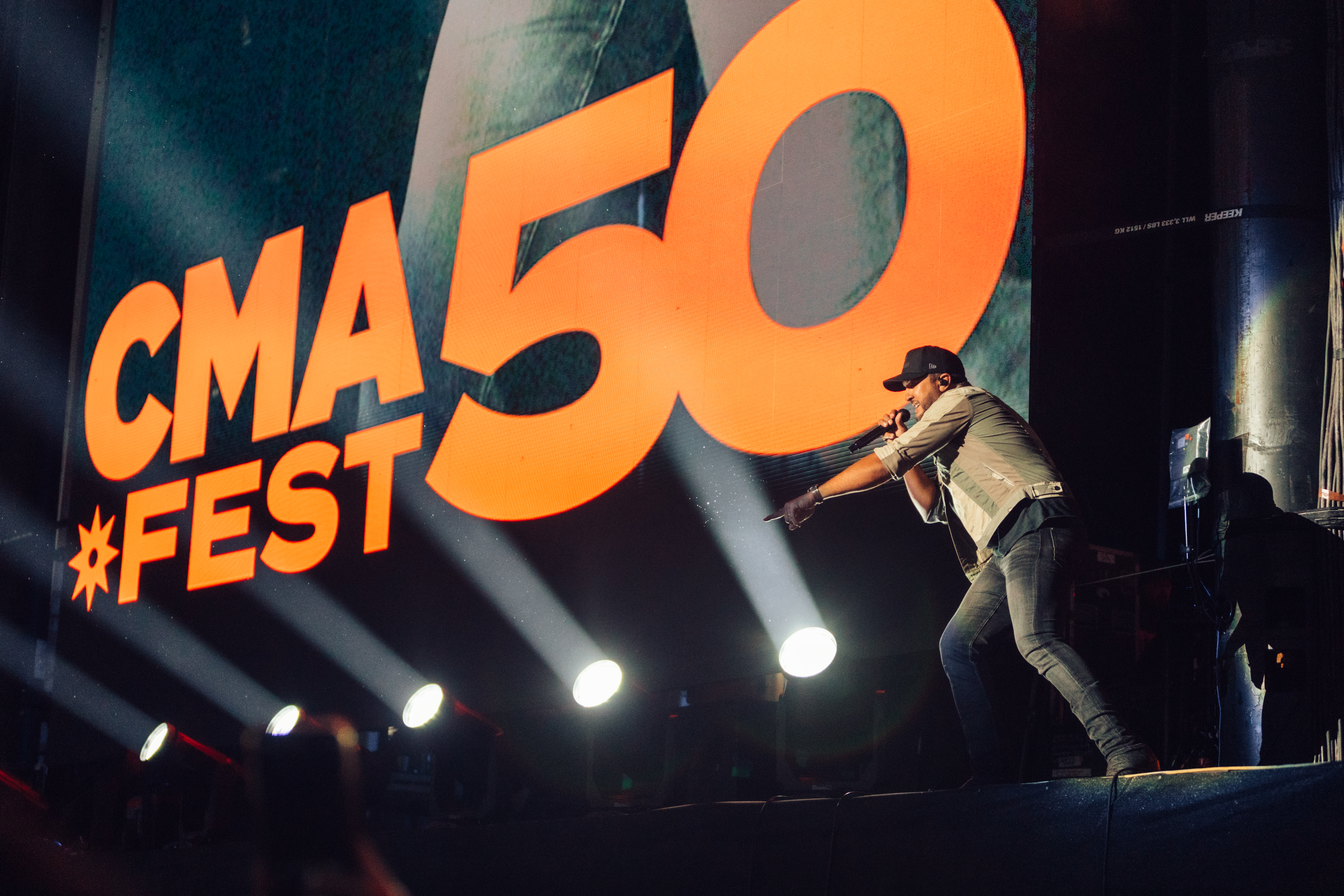 Luke Bryan at Day 4 of the CMA Fest held on June 11, 2023 in Nashville, Tennessee.