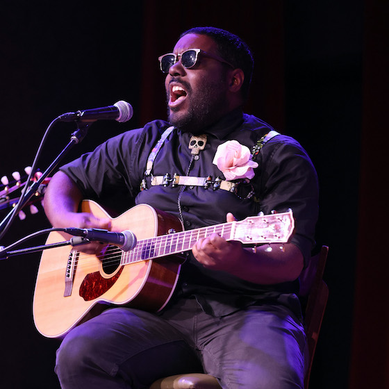 NASHVILLE, TENNESSEE - APRIL 18: Jett Holden performs during the Black Opry Anniversary Party at City Winery Nashville on April 18, 2022 in Nashville, Tennessee. 