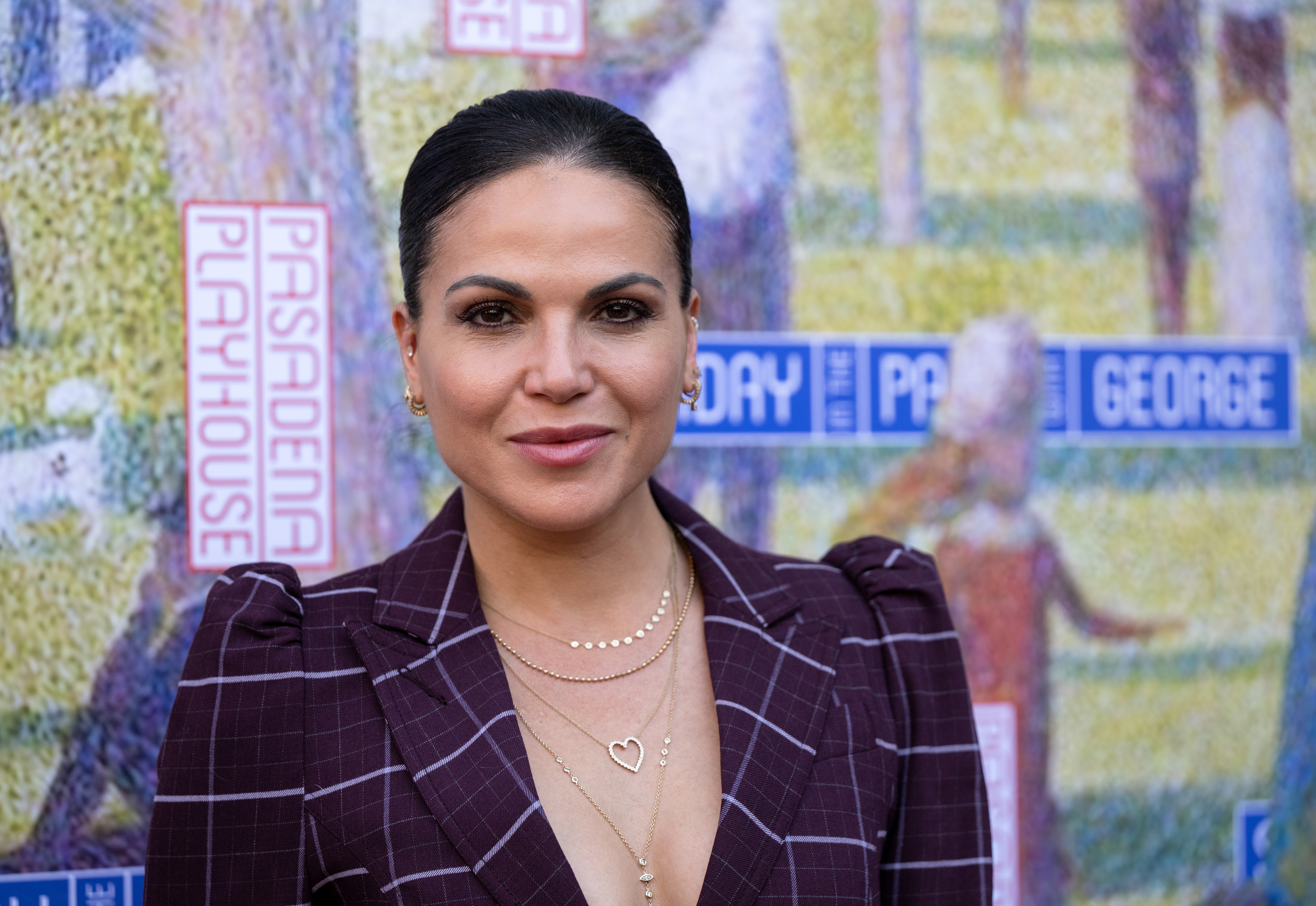 PASADENA, CALIFORNIA - FEBRUARY 19: Actress Lana Parrilla attends Opening Night for "Sunday In The Park With George" at the Pasadena Playhouse on February 19, 2023 in Pasadena, California.