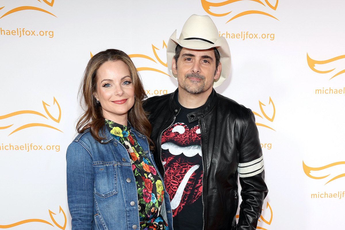 NASHVILLE, TENNESSEE - APRIL 26: (L-R) Kimberly Williams-Paisley and Brad Paisley attend "A Country Thing Happened On The Way To Cure Parkinson's" benefitting The Michael J. Fox Foundation, at The Fisher Center for the Performing Arts on April 26, 2023 in Nashville, Tennessee.