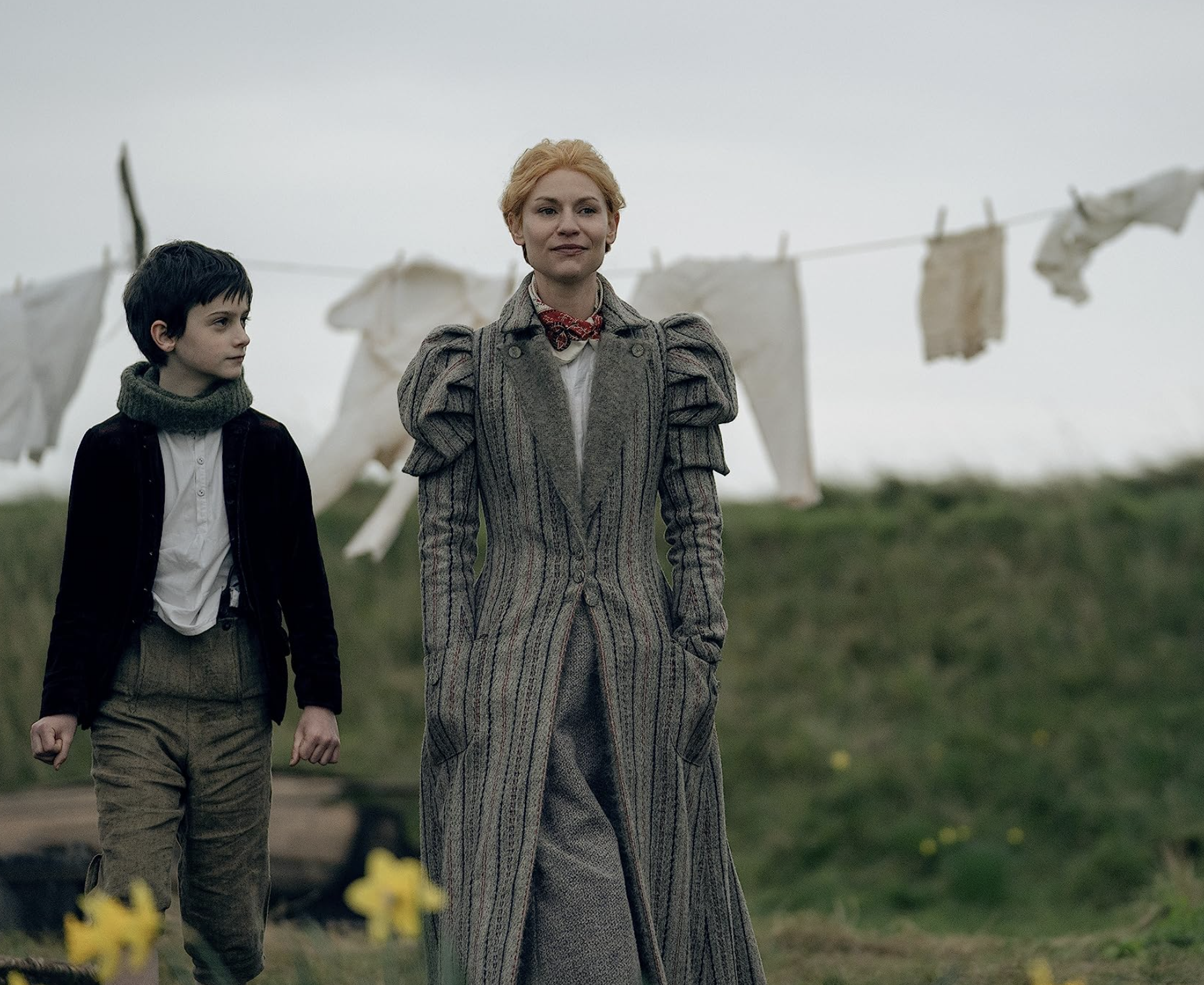 Claire Danes and Caspar Griffiths in The Essex Serpent (2022)