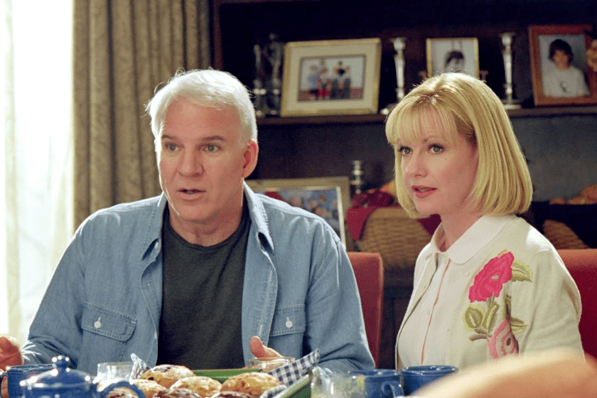 Steve Martin and Bonnie Hunt in Cheaper by the Dozen (2003)