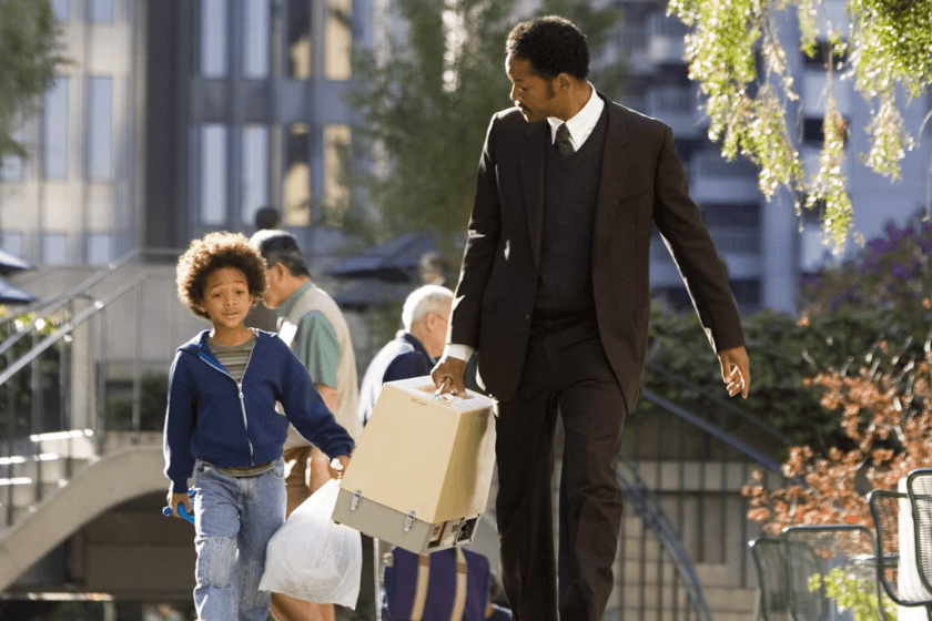 Will Smith and Jaden Smith in The Pursuit of Happyness (2006)