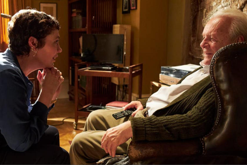 Anthony Hopkins and Olivia Colman in The Father (2020)