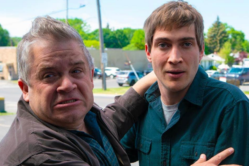 Patton Oswalt and James Morosini in I Love My Dad (2022)