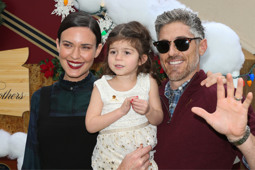 Actors Odette Annable (L) and Dave Annable (R) attend the the Brooks Brothers annual holiday celebration in Los Angeles to Benefit St. Jude at the Beverly Wilshire Four Seasons Hotel on December 09, 2018 in Beverly Hills, California