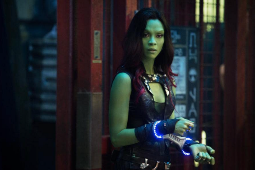 Zoe Saldana in Guardians of the Galaxy (2014)