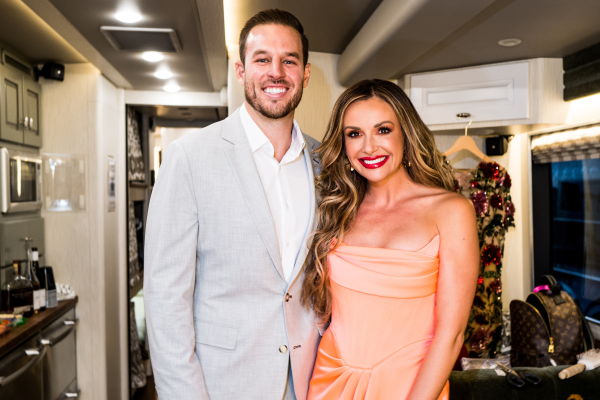 Riley King and Carly Pearce attend the 58th Academy of Country Music Awards at The Ford Center at The Star on May 11, 2023 in Frisco, Texas.
