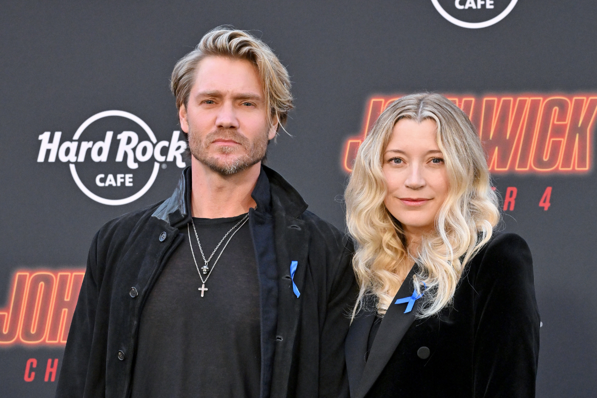 HOLLYWOOD, CALIFORNIA - MARCH 20: Chad Michael Murray and Sarah Roemer attend the Los Angeles Premiere of Lionsgate's "John Wick: Chapter 4" at TCL Chinese Theatre on March 20, 2023 in Hollywood, California.