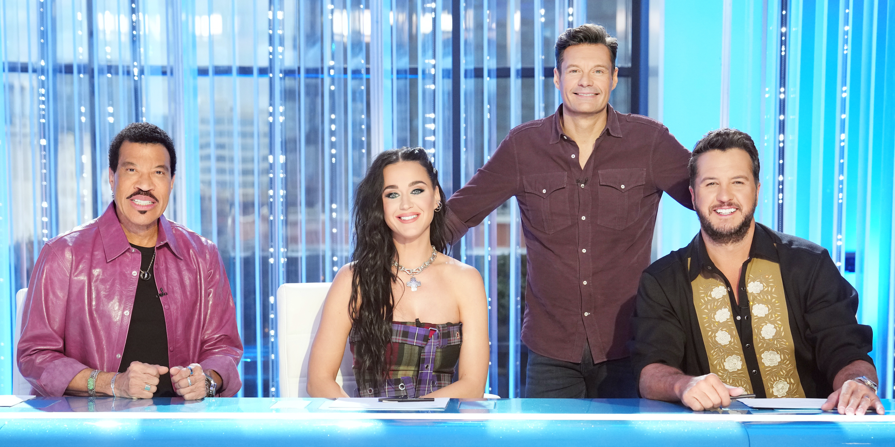 AMERICAN IDOL Ð ABCÕs ÒAmerican IdolÓ stars Lionel Richie, Katy Perry, Ryan Seacrest and Luke Bryan.