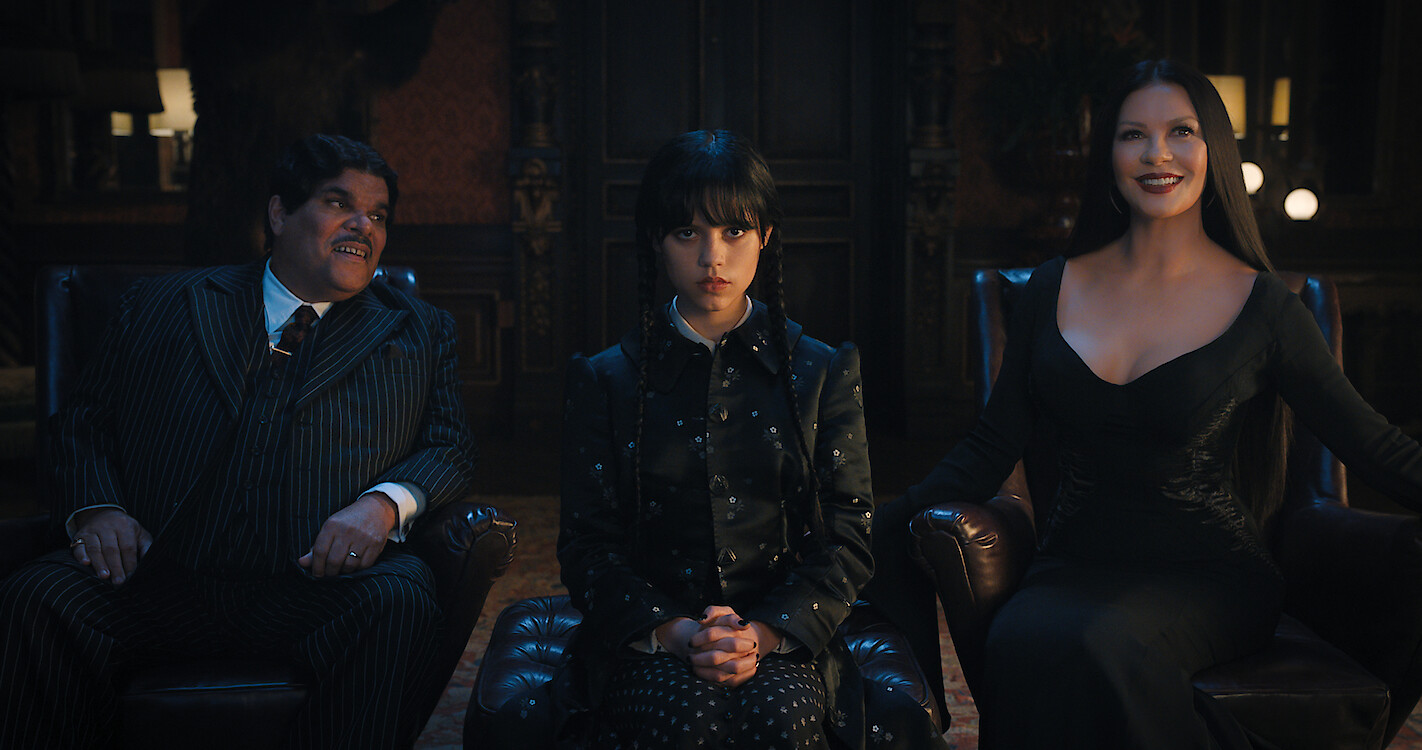 Jenna Ortega as Wednesday Addams