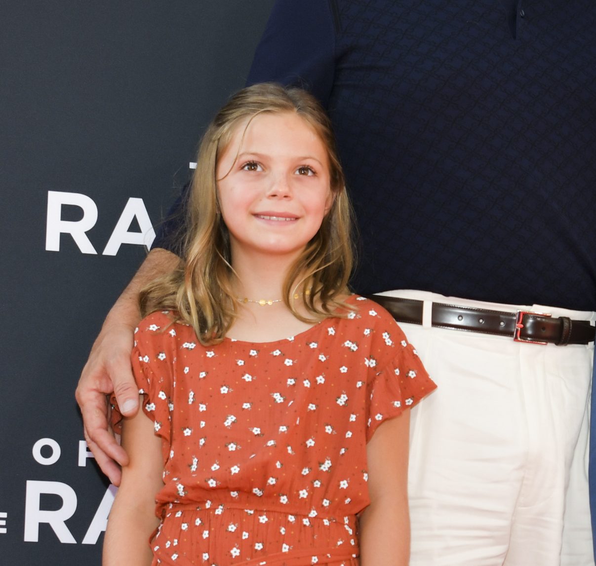 LOS ANGELES, CALIFORNIA - AUGUST 01: (L-R) Grace Avery Costner, Kevin Costner, Hayes Logan Costner, Christine Baumgartner, and Cayden Wyatt Costner attend the premiere of 20th Century Fox's "The Art of Racing in the Rain" at El Capitan Theatre on August 01, 2019 in Los Angeles, California. 