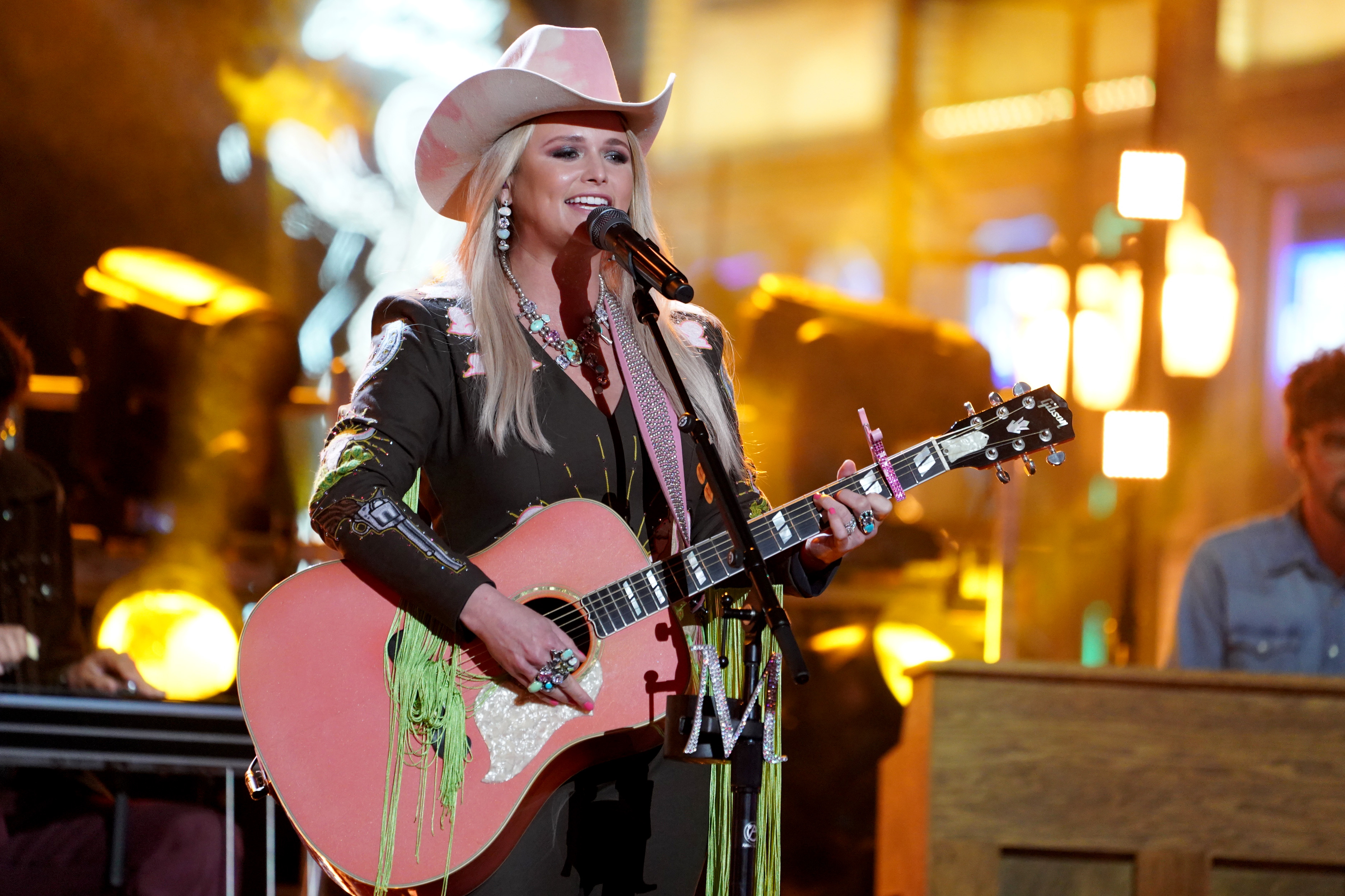 NASHVILLE, TENNESSEE - APRIL 11: Miranda Lambert performs at the 2022 CMT Music Awards at Nashville Municipal Auditorium on April 11, 2022 in Nashville, Tennessee.