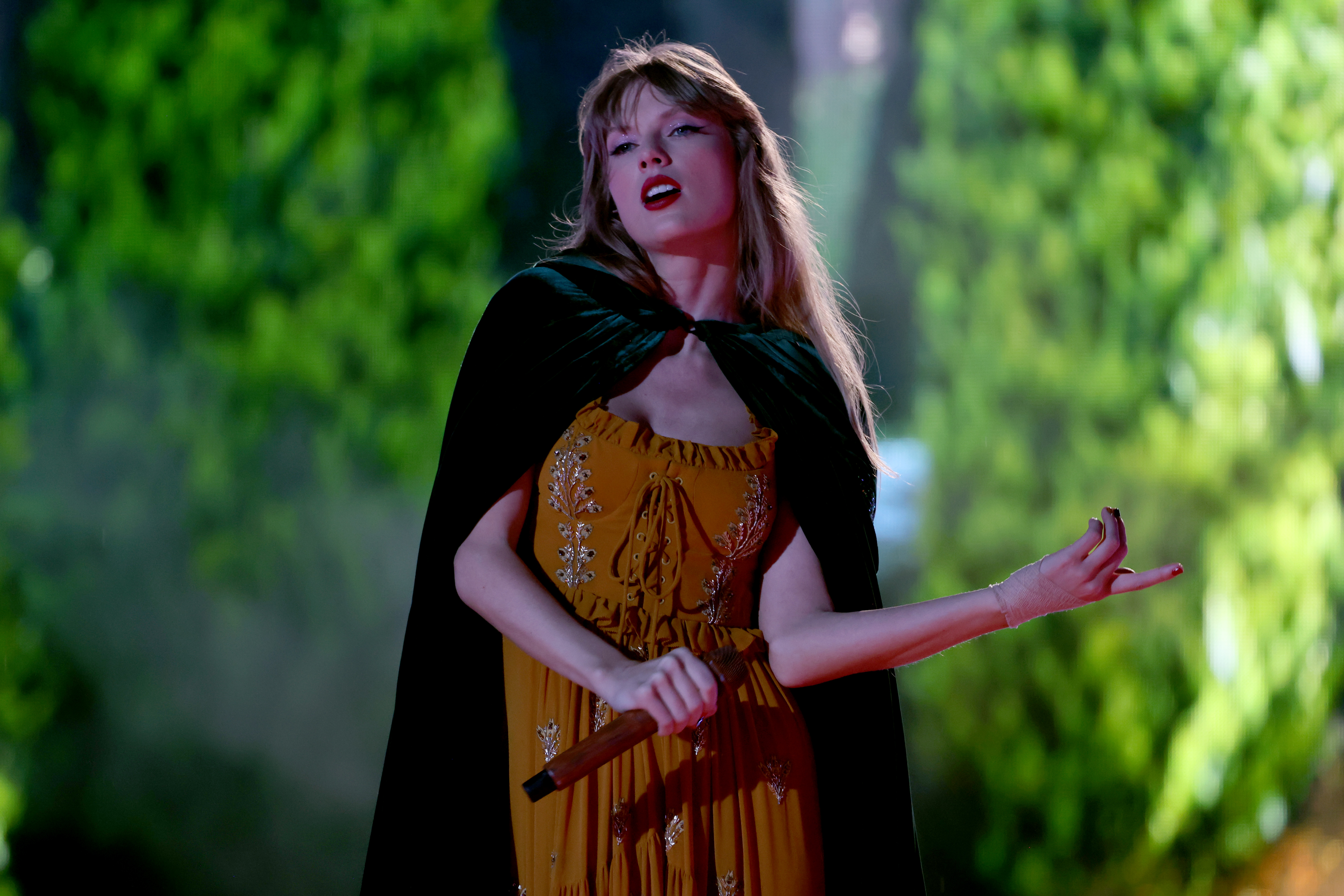 Taylor Swift performs onstage during night one of Taylor Swift | The Eras Tour at Nissan Stadium on May 05, 2023 in Nashville, Tennessee. 