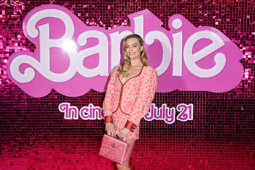 LONDON, ENGLAND - JULY 13: Margot Robbie attends a photocall on July 13, 2023 in London, England. 