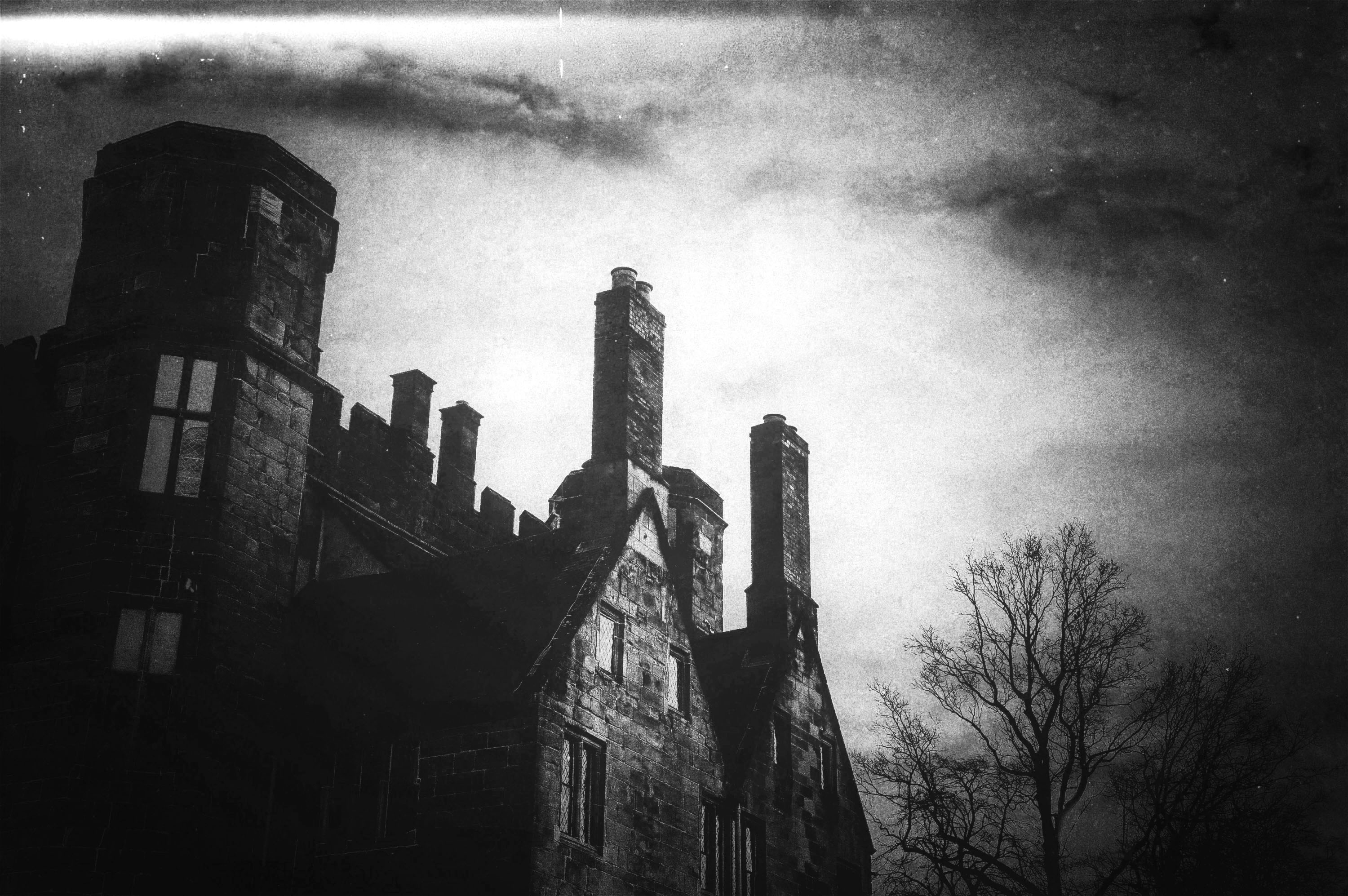spooky gothic house