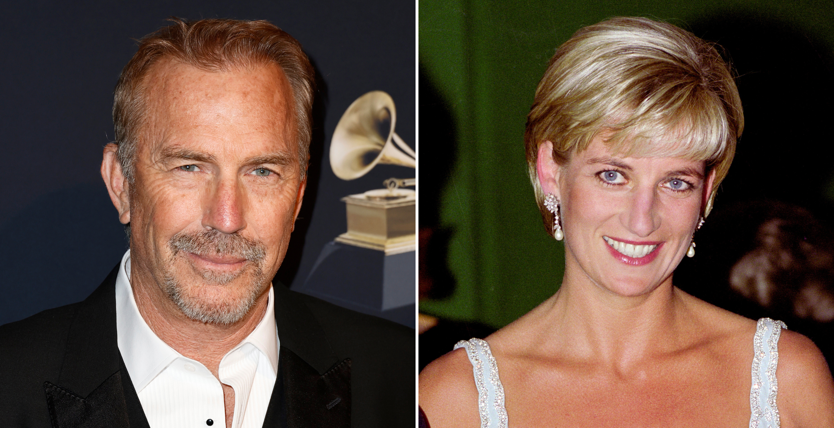 Kevin Costner and Princess Diana