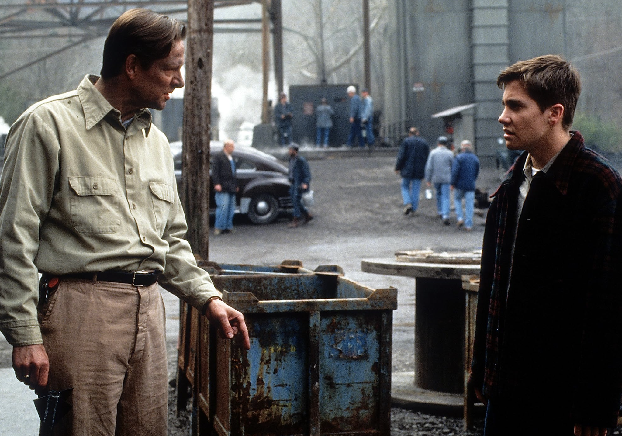 Chris Cooper and Jake Gyllenhaal in October Sky (1999)