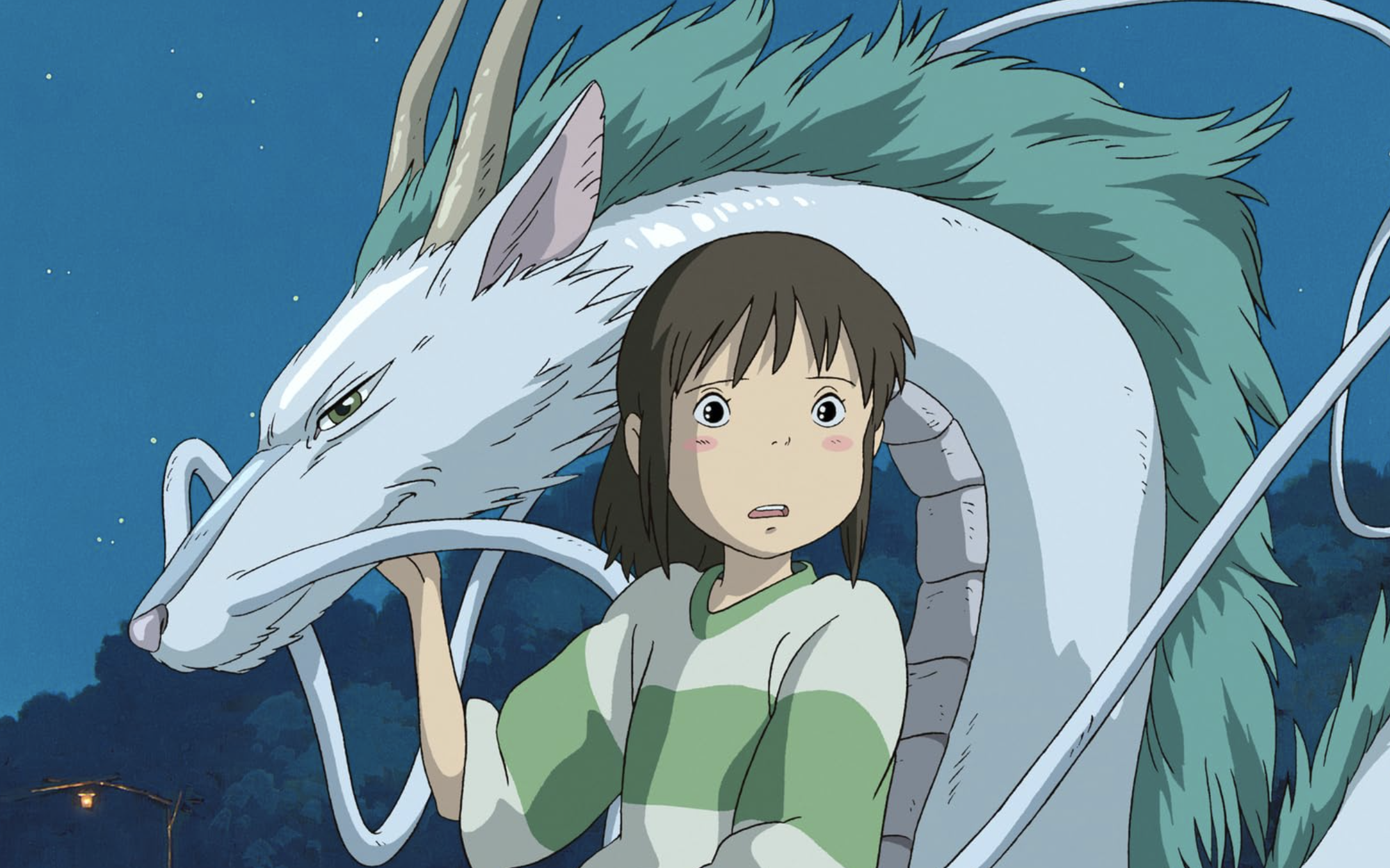 Daveigh Chase and Rumi Hiiragi in Spirited Away (2001)