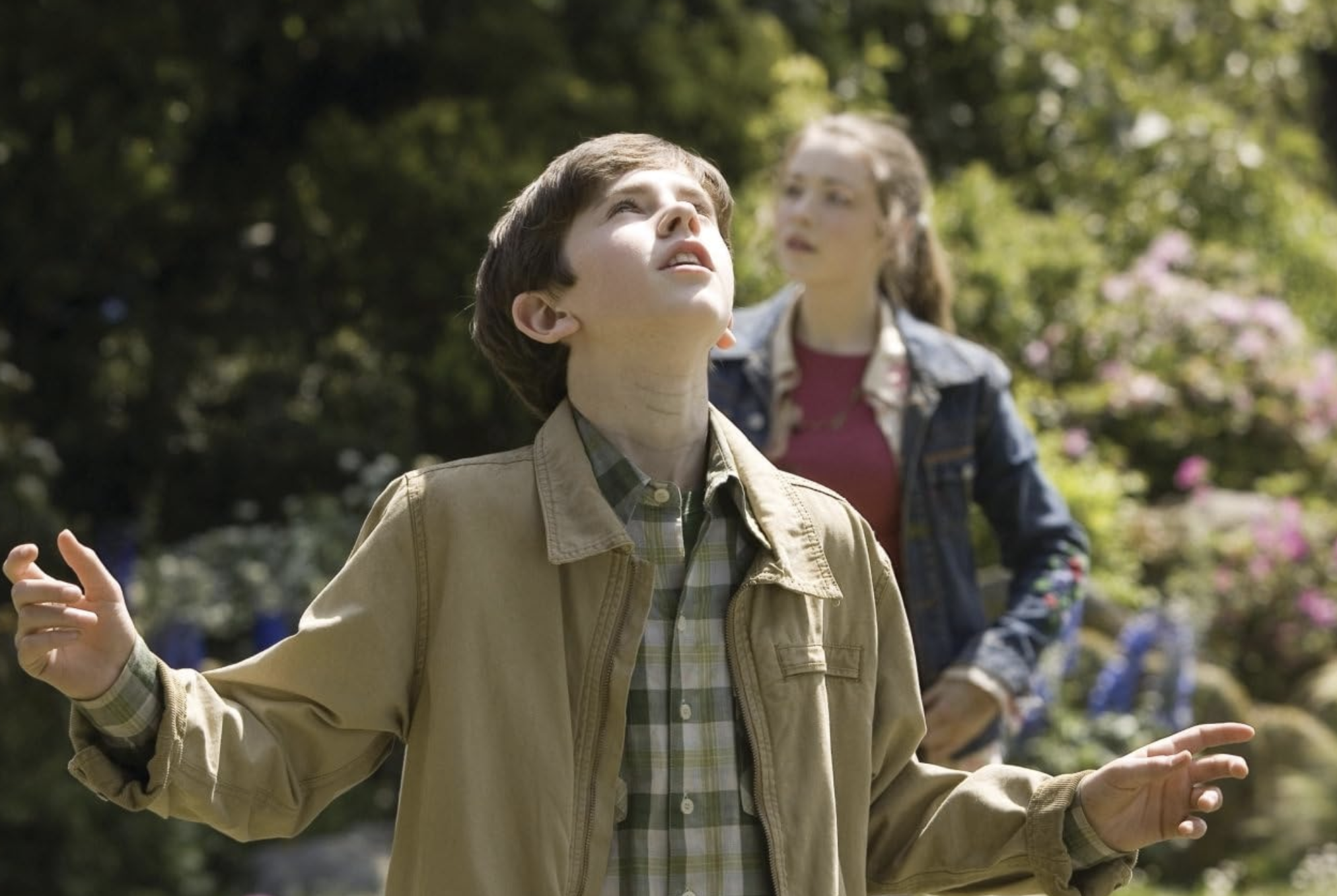 Sarah Bolger and Freddie Highmore in The Spiderwick Chronicles (2008)