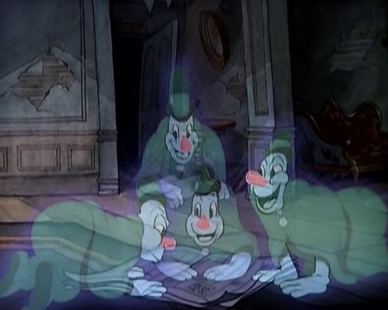 Three ghosts in 'Lonesome Ghosts'